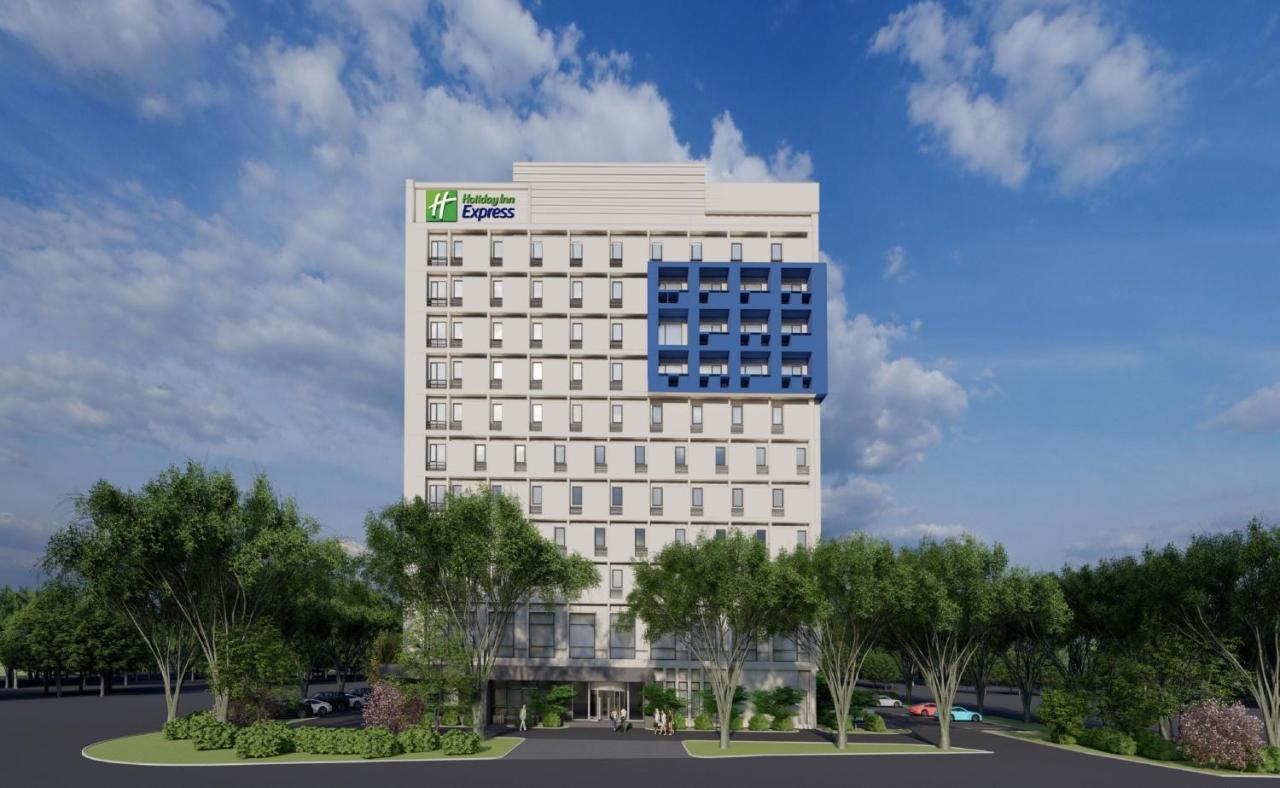 Holiday Inn Express Shanghai Pudong Airport By Ihg Bagian luar foto
